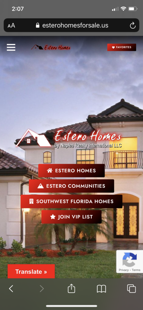 estero homes for sale